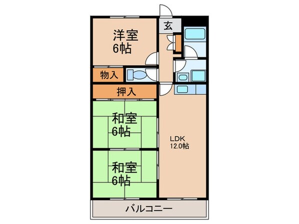 エントピア浦の原の物件間取画像